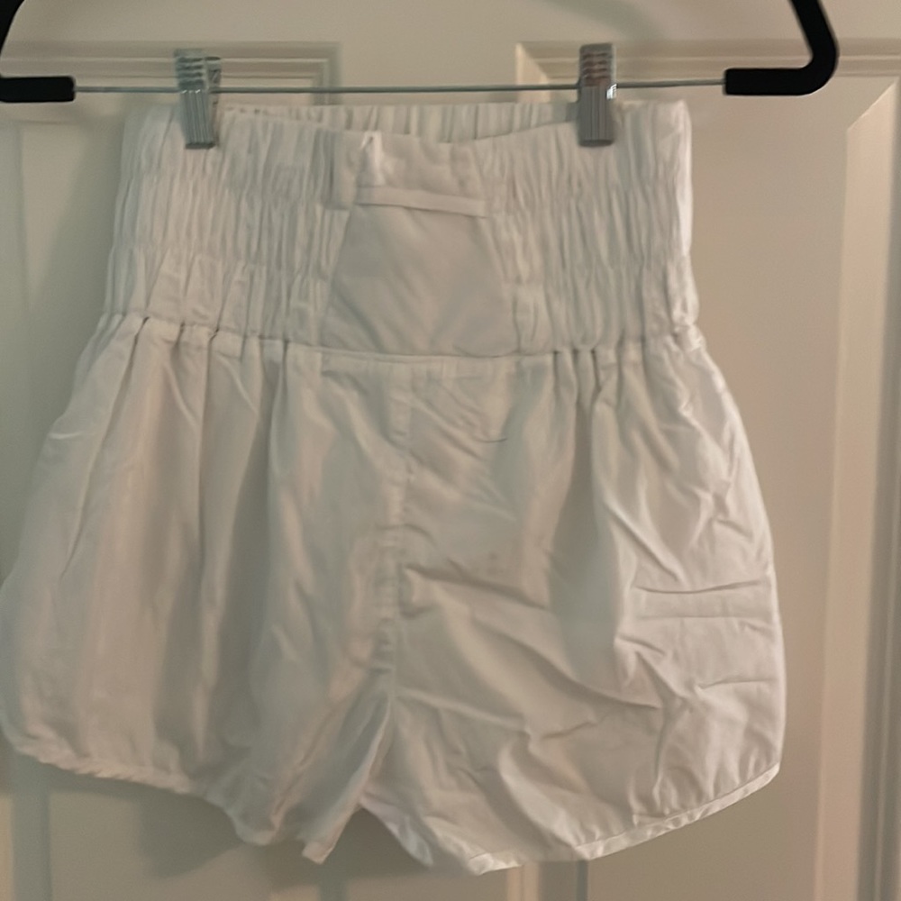 White Free People Way Home Shorts - Picture 3 of 4